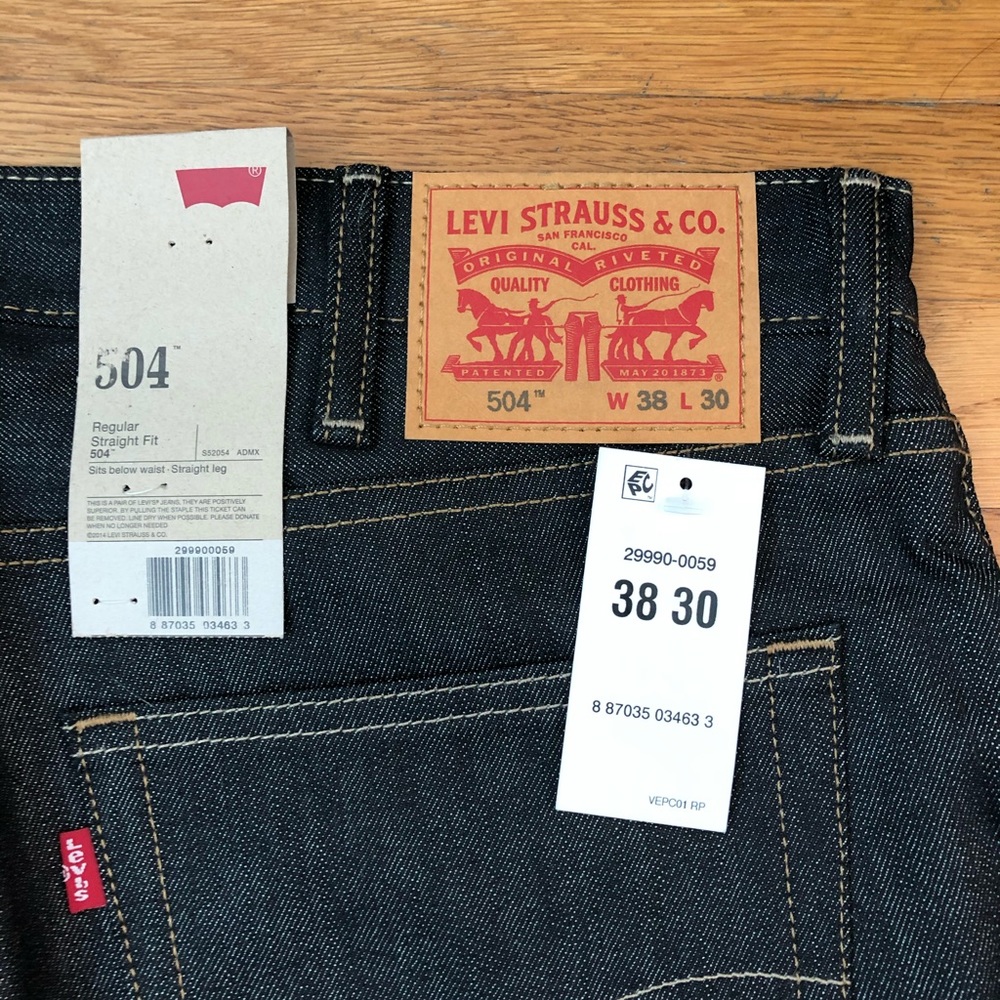 38x30 Levi’s 504